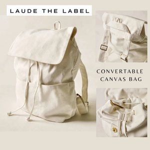 Organic Cotton Convertible Backpack Bag
